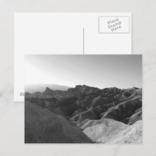 Todestal Postkarte (Vorne/Hinten)