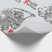 Todestattoo Geschenkpapier