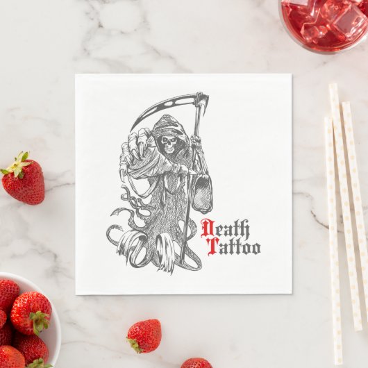 Todestattoo Serviette (Beispiel)