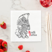 Todestattoo Serviette