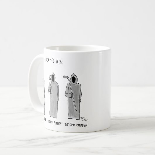 Todesursache: Der grimmige Gärtner, Klempner, Kana Kaffeetasse (Vorderseite Links)