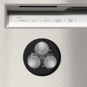 Todesvirus-Biogefährdung Magnet (In Situ (Geschirrspüler))