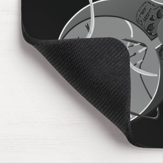 Todesvirus-Biogefährdung Mousepad (Ecke)