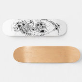 Todesvogel Skateboard (Horizontal)
