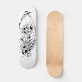 Todesvogel Skateboard (Vorderseite)