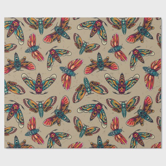 Todetraume Geschenkpapier (Flach)