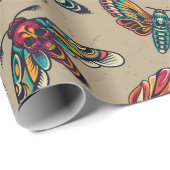 Todetraume Geschenkpapier (Rolleneckpunkt)