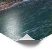 Todholzfallen auf Reynolds-Bucht im Herbst Fotodruck (Ecke)