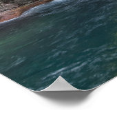 Todholzfallen auf Reynolds-Bucht im Herbst Poster (Ecke)