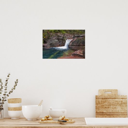 Todholzfallen auf Reynolds-Bucht im Herbst Poster (Küche)