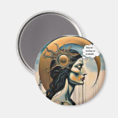 Tödlich gelangweilt magnet (Vorderseite/Rückseite)