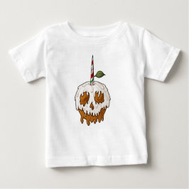 Tödlich Sweet Caramel Apple Skull Baby T-shirt