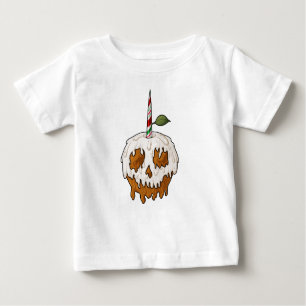 Tödlich Sweet Caramel Apple Skull Baby T-shirt