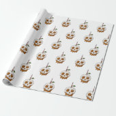 Tödlich Sweet Caramel Apple Skull Geschenkpapier (Ungerollt)