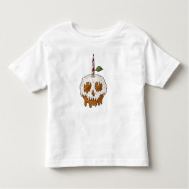 Tödlich Sweet Caramel Apple Skull Kleinkind T-shirt