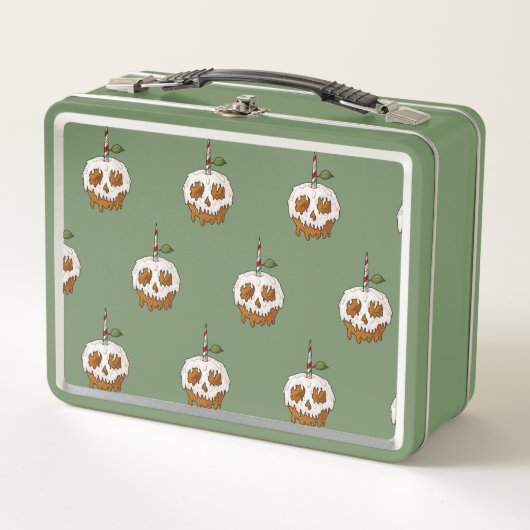 Tödlich Sweet Caramel Apple Skull Metall Brotdose (Vorderseite)