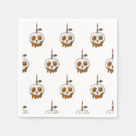 Tödlich Sweet Caramel Apple Skull Serviette