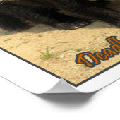 Tödlich, verrückt, wilde Honey Badger Print Poster (Ecke)