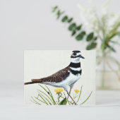 Tödliche Blume Postkarte (Stehend Vorderseite)