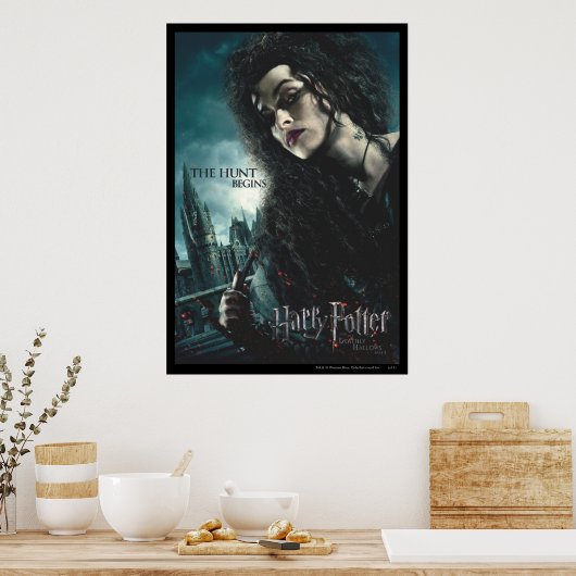 Tödliche Galgen - Bellatrix Lestrange 2 Poster (Küche)