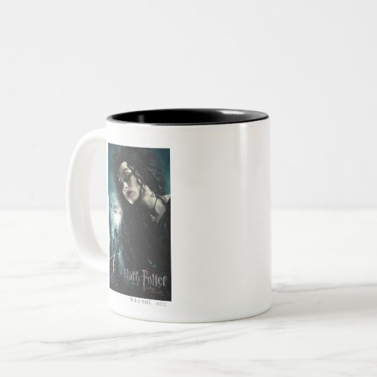 Tödliche Galgen - Bellatrix Lestrange 2 Zweifarbige Tasse (Vorderseite Links)