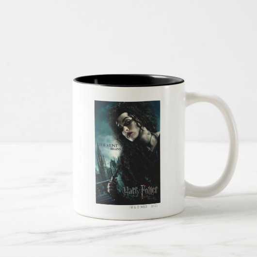 Tödliche Galgen - Bellatrix Lestrange 2 Zweifarbige Tasse (Rechts)