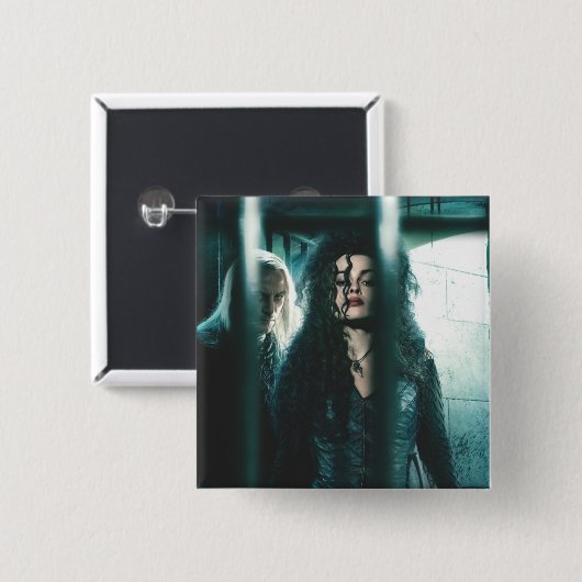 Tödliche Galgen - Bellatrix & Lucius Button (Vorne & Hinten)