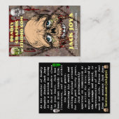 TÖDLICHE KARTE DER GRAFIK-STUDIO.COM DES JACK-JOYA (Vorne/Hinten)