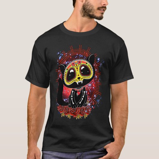 Tödliche Katze T-Shirt (Vorderseite)