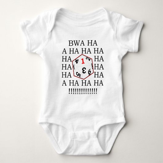 Tödliche Rolle Baby Strampler (Vorderseite)
