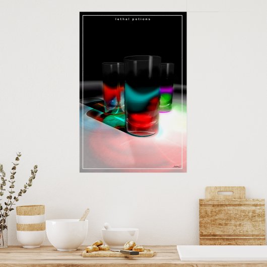 tödliche Tränke Poster (Küche)