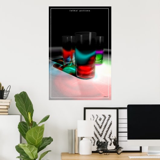 tödliche Tränke Poster (Heimbüro)