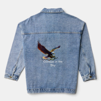 Tödlicher Kampf. Jeansjacke