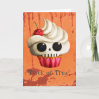 Tödlicher Schädel-kleiner Kuchen Halloweens