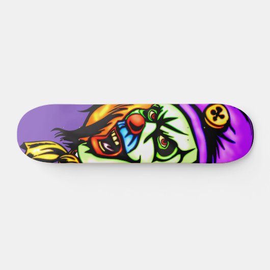 Tödlicher schlechter Clown Skateboard (Horizontal)