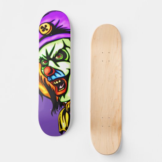 Tödlicher schlechter Clown Skateboard (Vorderseite)