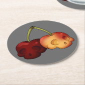 Tödlicher Sweet Cherry Skull Untersetzer (Angewinkelt)