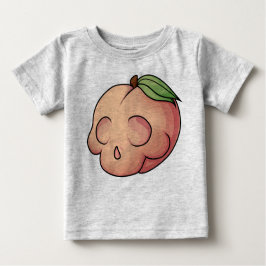 Tödlicher Sweet Skull Peach Baby T-shirt
