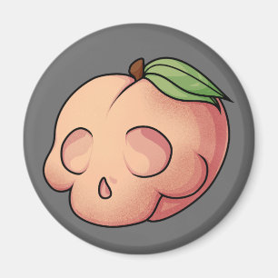 Tödlicher Sweet Skull Peach Magnet