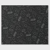 Tödliches Krankheits-Muster Geschenkpapier (Flach)