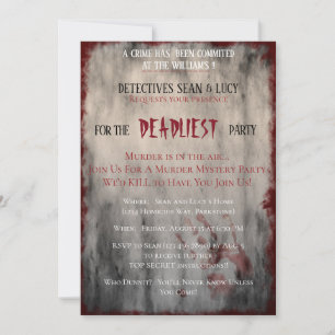 Tödlichste Party Einladung