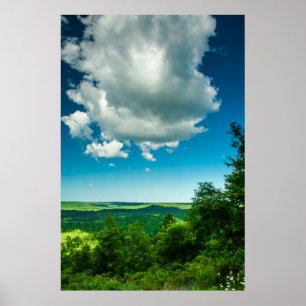 Todman's Hill Overlook, Michigan Poster