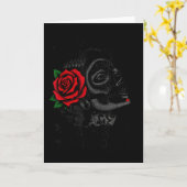 Todo Bien Ya Lloré Sugar Skull Day Of The Dead  Karte (Gelbe Blume)
