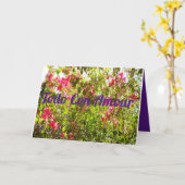 Todo Con Amour rosa Blume Blumendesign Blätter Karte (Gelbe Blume)
