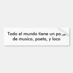 Todo EL mundo tiene UNO poco Autoaufkleber