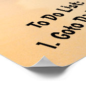 Todo List Poster (Ecke)