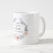 TODO LO PUEDO EN CRISTO QUE ME FORTALECE Jumbo-Tasse (Vorderseite Rechts)