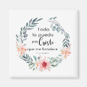 TODO LO PUEDO EN CRISTO QUE ME FORTALECE MAGNET (Vorne)