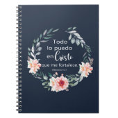 TODO LO PUEDO EN CRISTO QUE ME FORTALECE NOTIZBLOCK (Vorderseite)