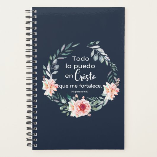 TODO LO PUEDO EN CRISTO QUE ME FORTALECE PLANER (Vorderseite)